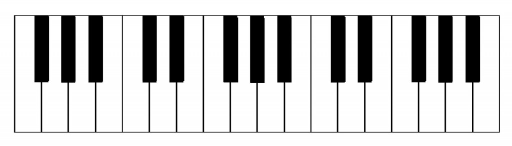幼児ピアノ教室の鍵盤